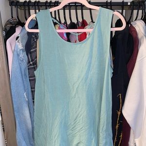 Mint green tank top NWOT